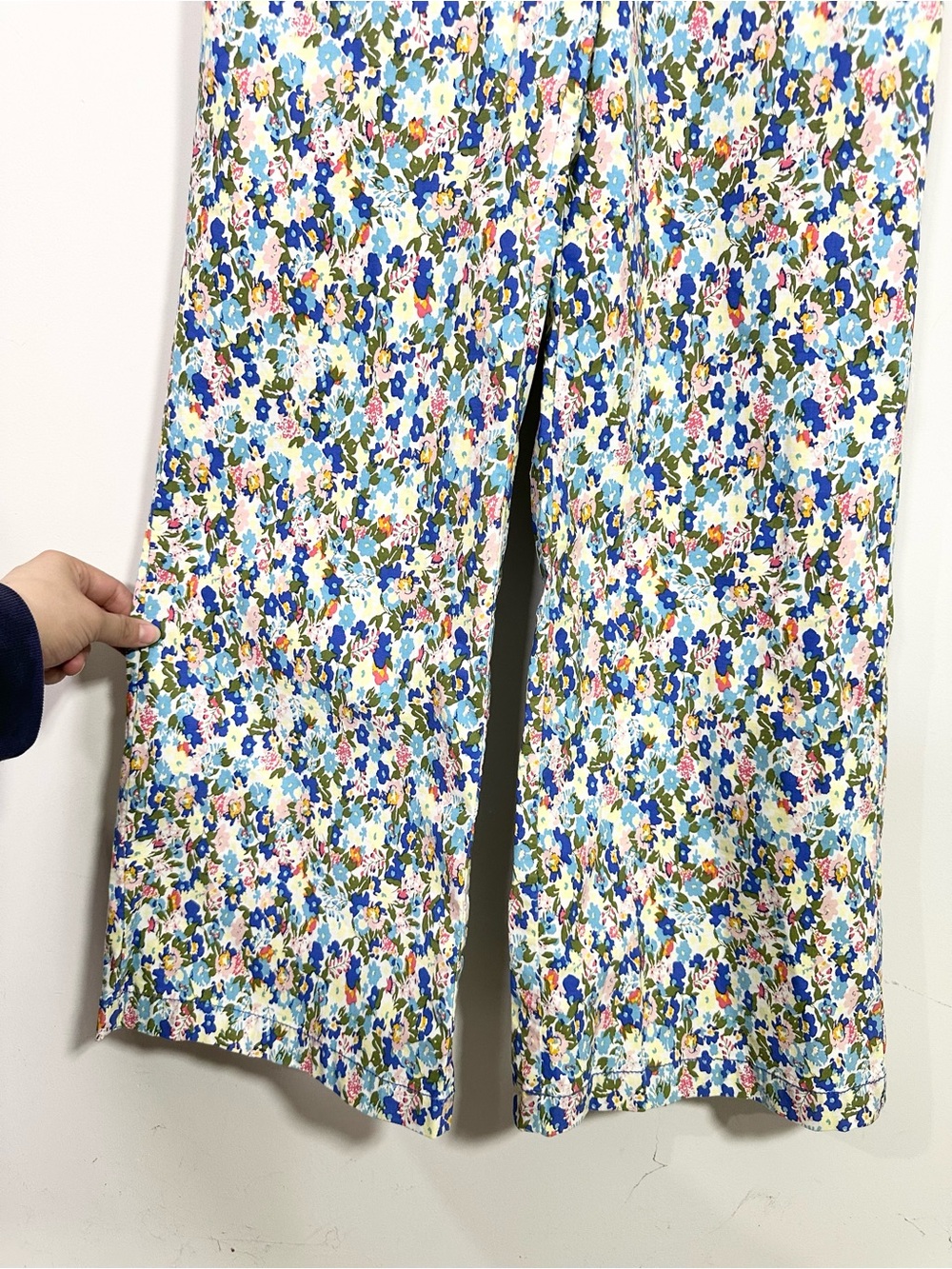 Maeve Anthropologie Colorful Floral Button Front Spaghetti Strap Jumpsuit - Picture 7 of 10